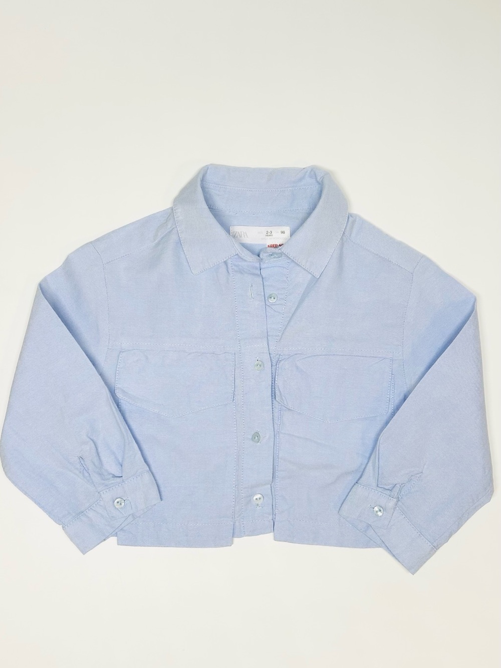 Zara Girls Long Sleeve Button Down Shirt